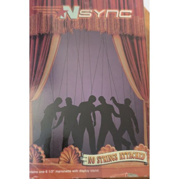 Set of 4 N'Sync Marionettes and 1 Justin Doll on Tour - Picture 9 of 11